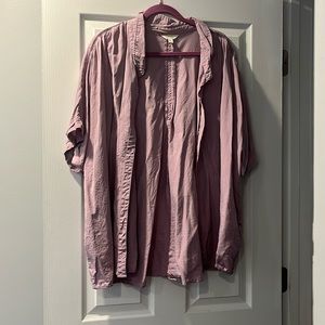 Terra & Sky Lavender Button Down